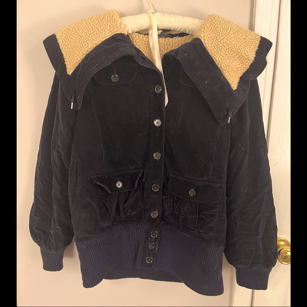 Marc by Marc Jacobs Navy Bomber Jacket
